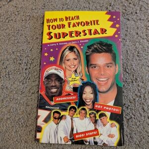 1990s How To Reach Your Favorite Superstar Book Y2K